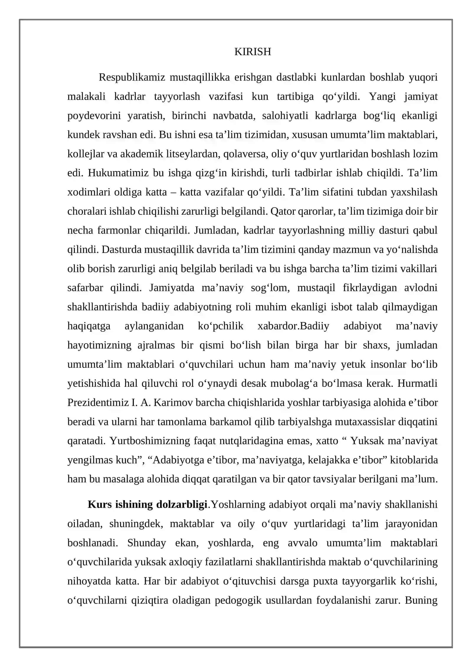 DRAMATIK ASARLAR BILAN ISHLASHDA TA’LIMIY O’YINLARDAN FOYDALANISH 4