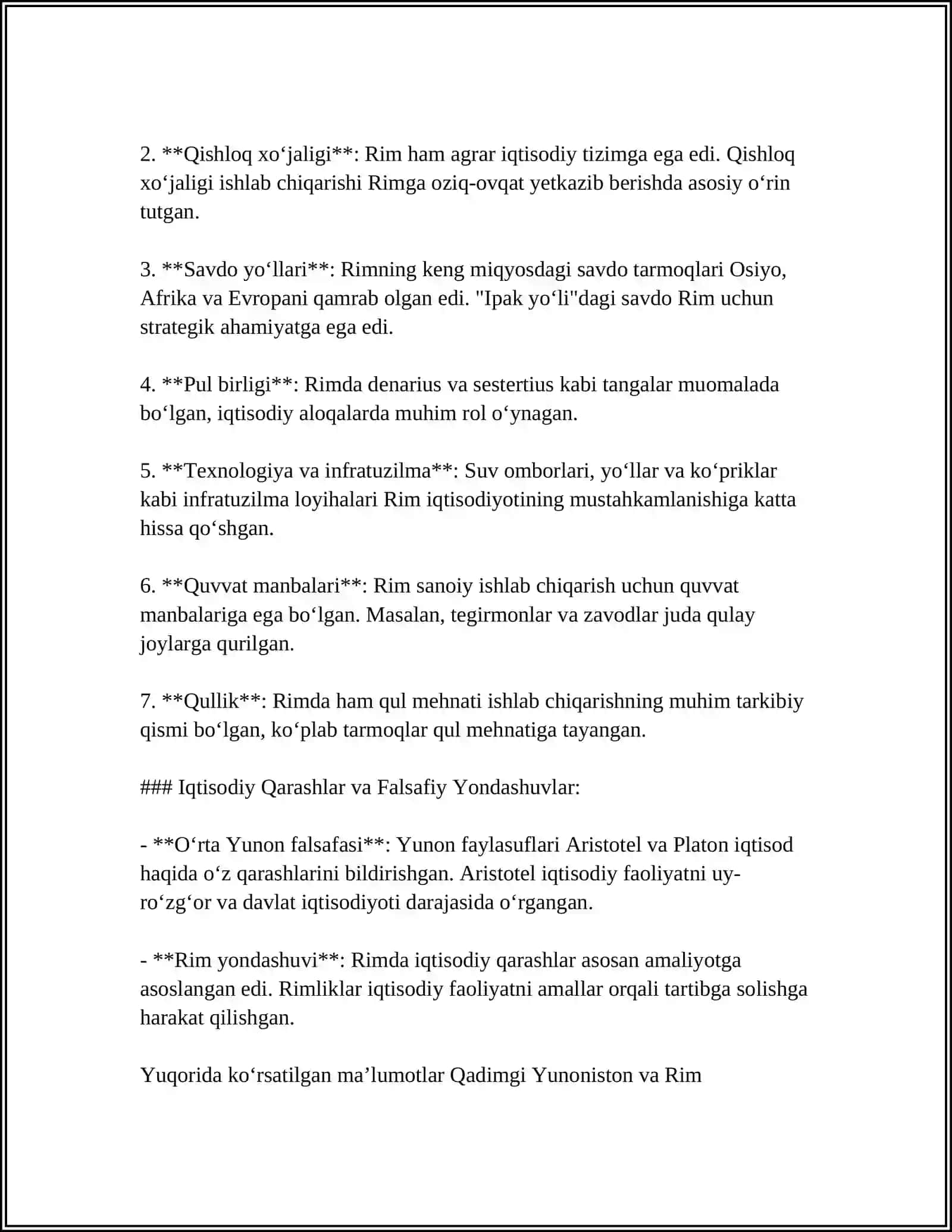TURLI DAVR IQTISODIY QARASHLARI VA TALIMOTI 4
