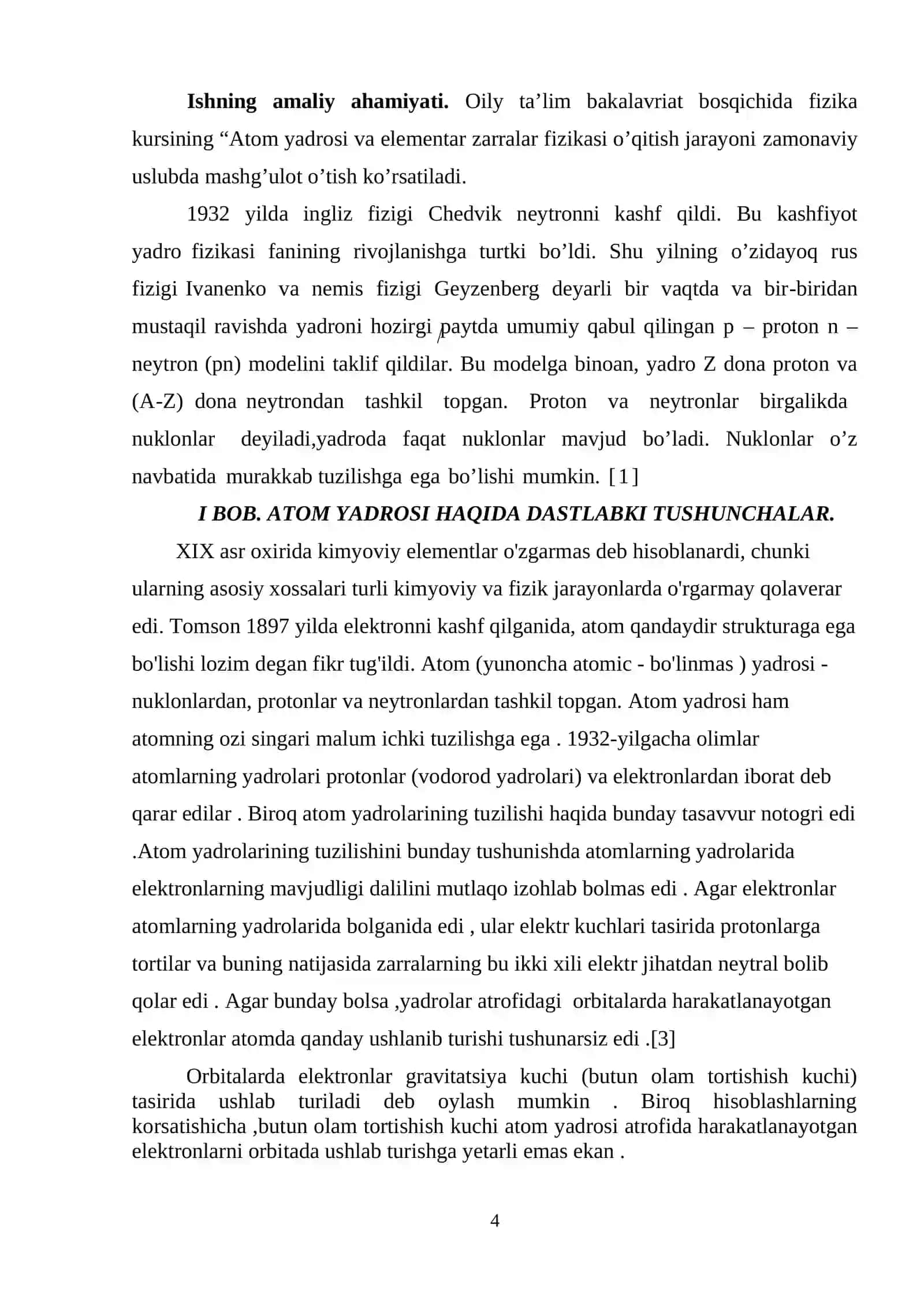 Yadro Fizikasi Ta'limi 4