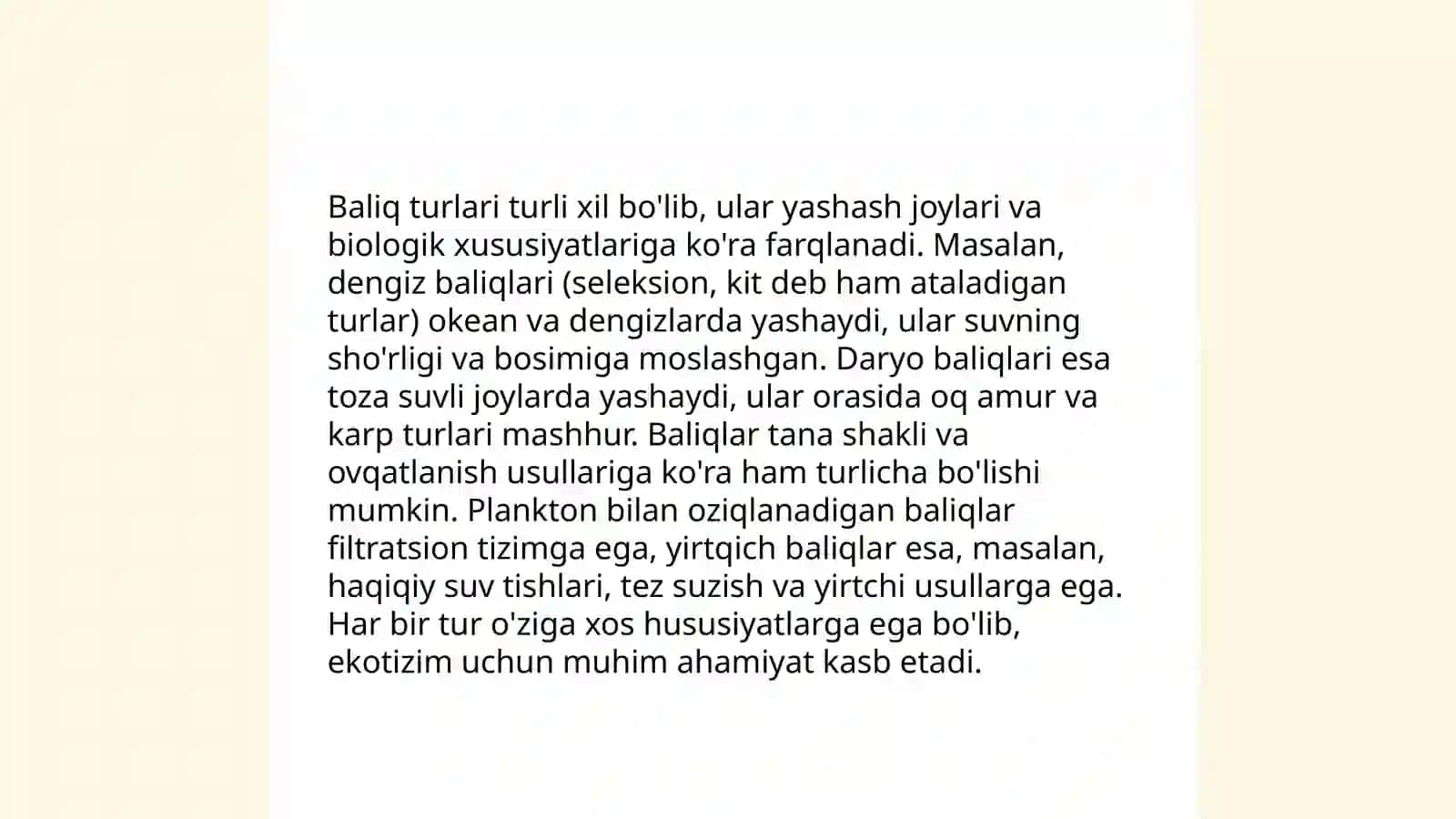 Baliq va baliq mahsulotlari 4
