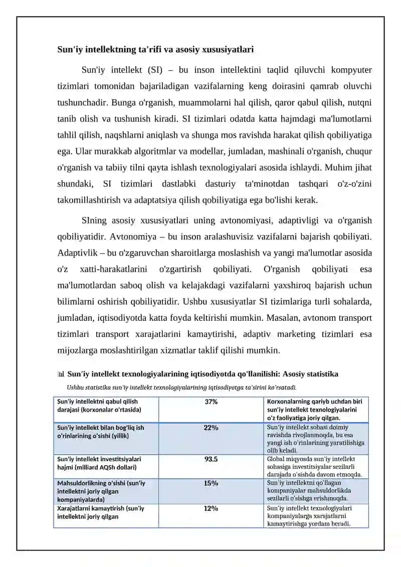 Sun'iy intellekt: Ta'rif, turlari va iqtisodiyotga ta'siri 4