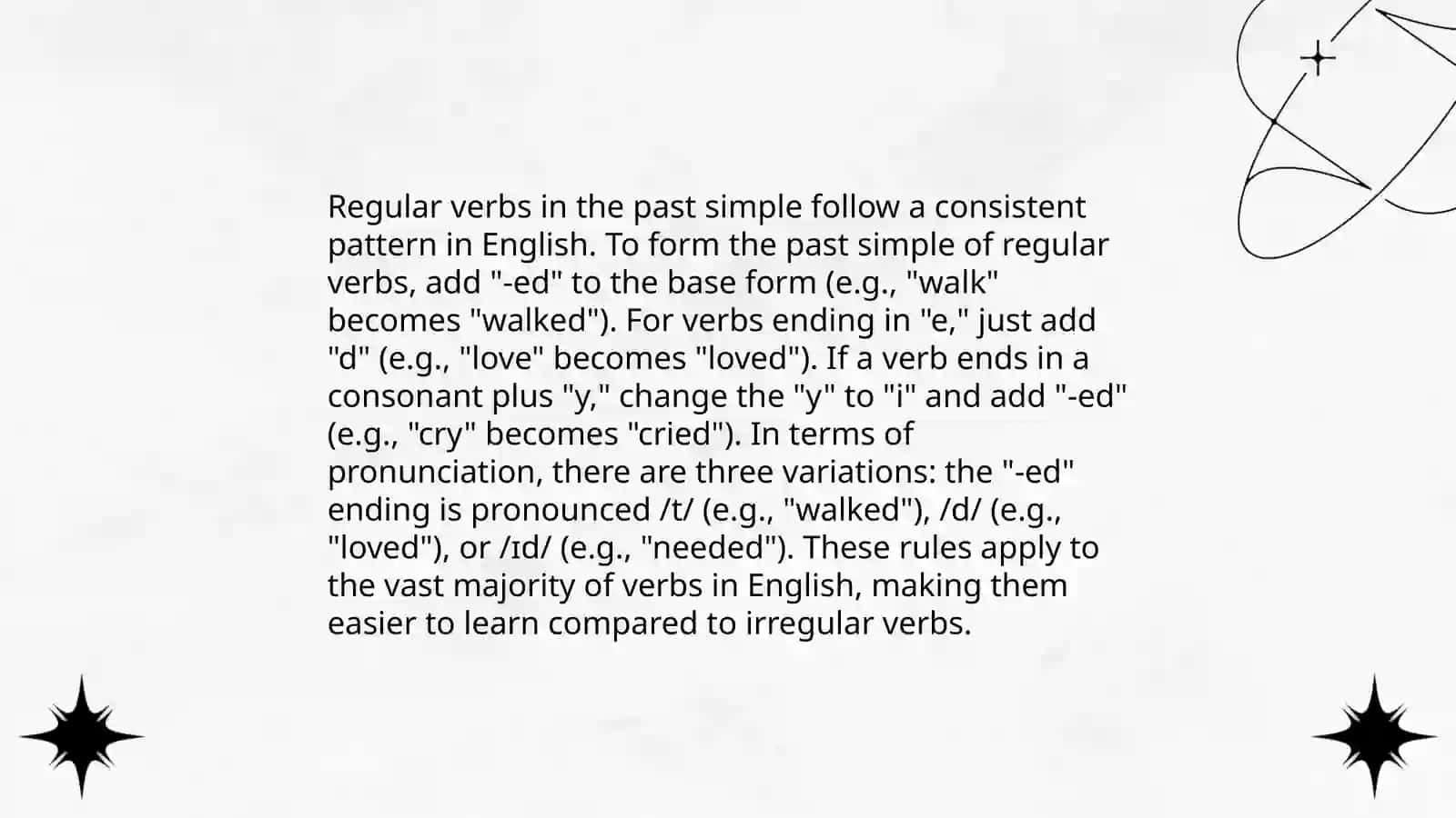 Past simple 4