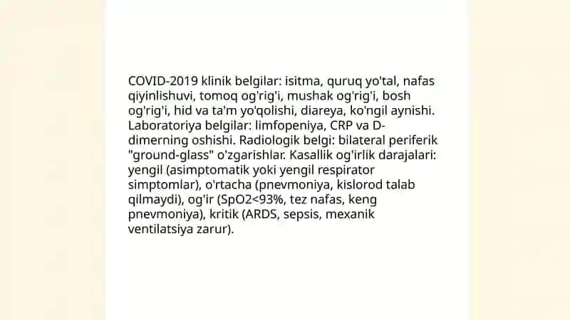 COVID-2019: kelib chiqishi va tarqalish mexanizmi 4