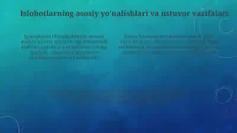 Ijtimoiy islohotlar 4