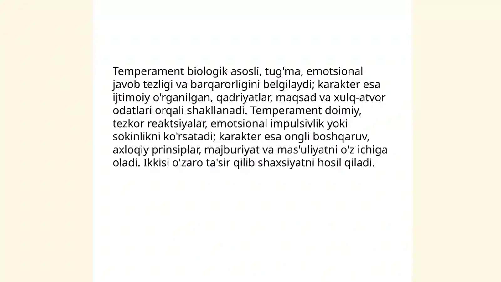 Xarakterning o'ziga xos xususiyatlari 4