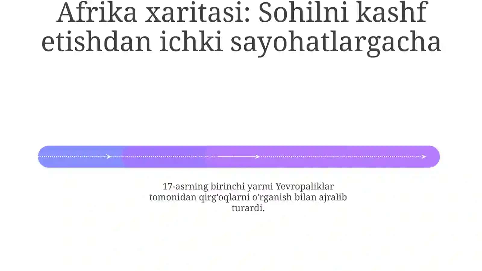 XVll asr ikkinchi yarmi XVll asrda geografik kashfiyotlar 4