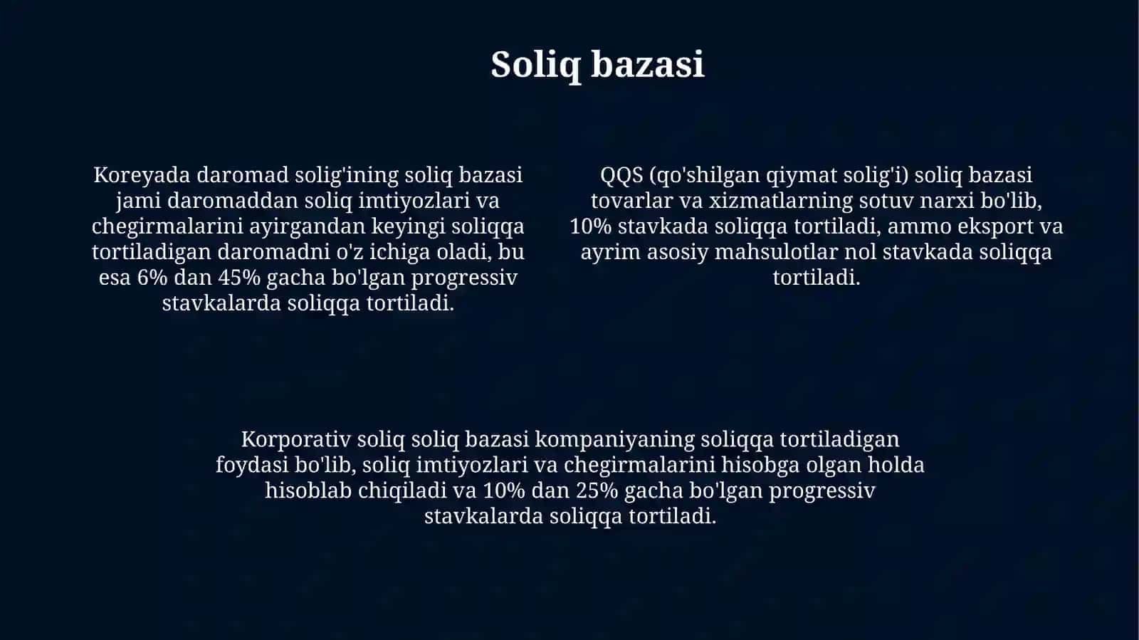 Janubiy Koreya soliq tizimi 4