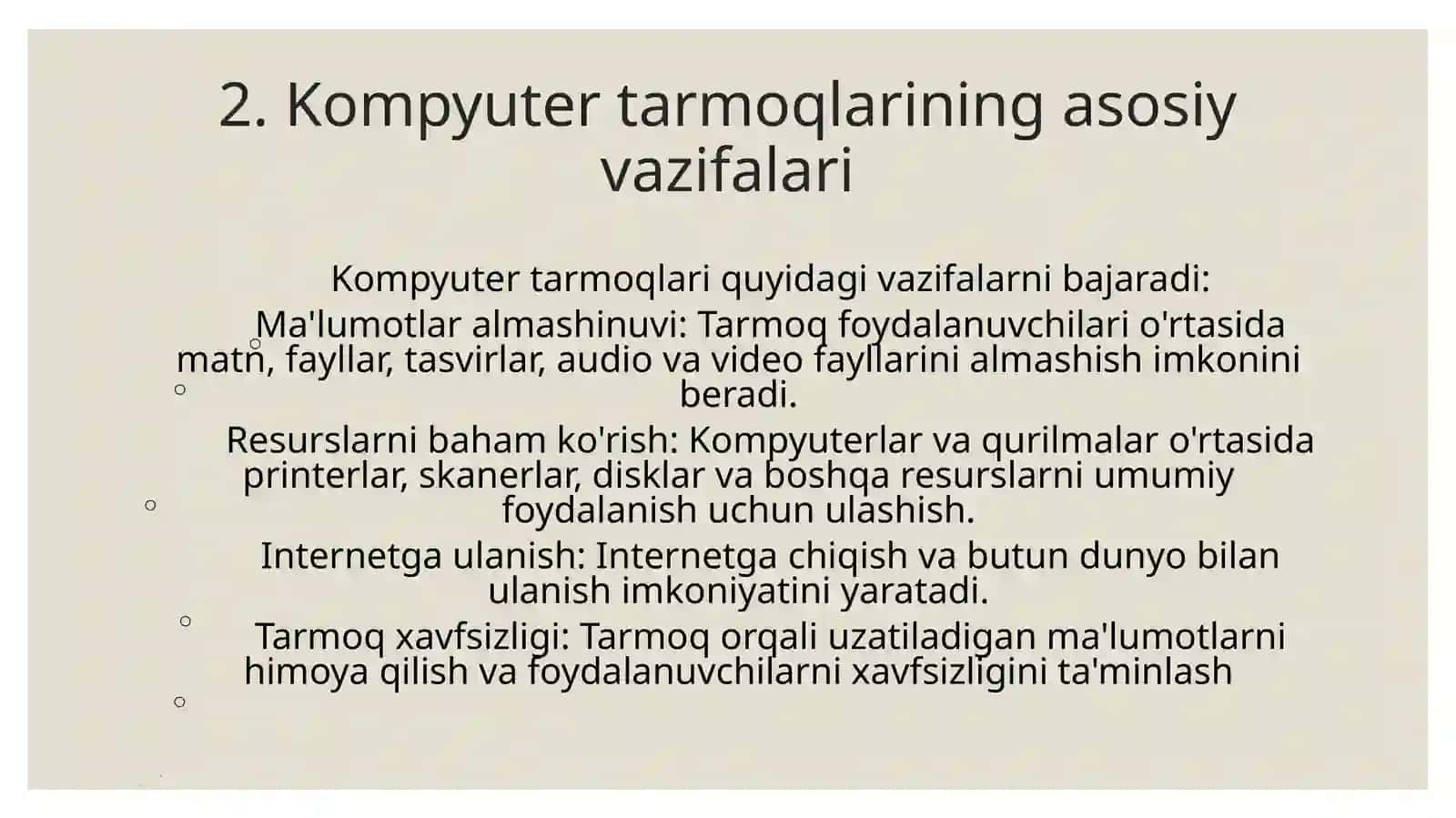 Kompyuter tarmoqlari va ularning turlari 4
