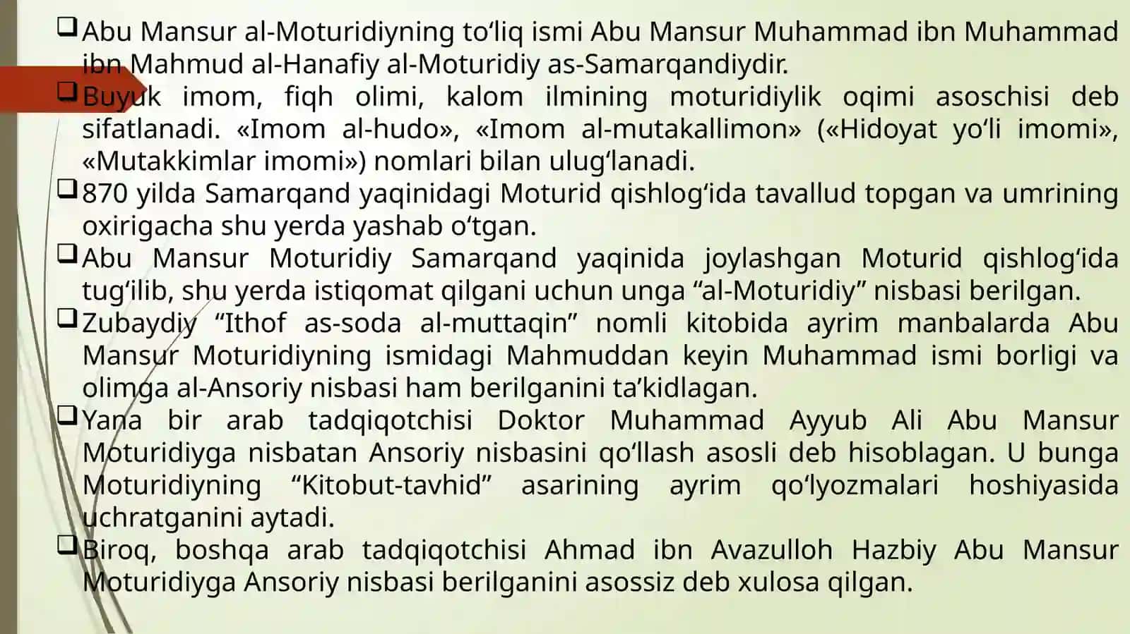 Moturidiy 4