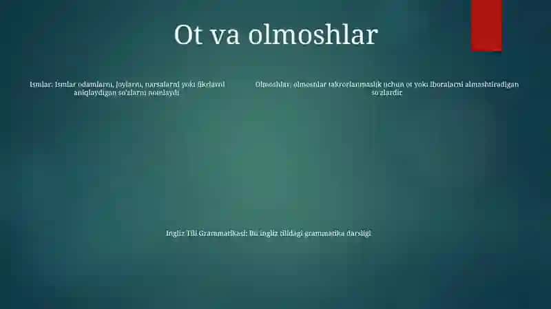 Ingliz Tili Grammatikasi 4