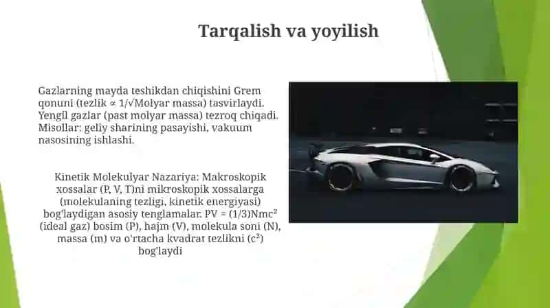 Molekulyar kinetik nazariya 4