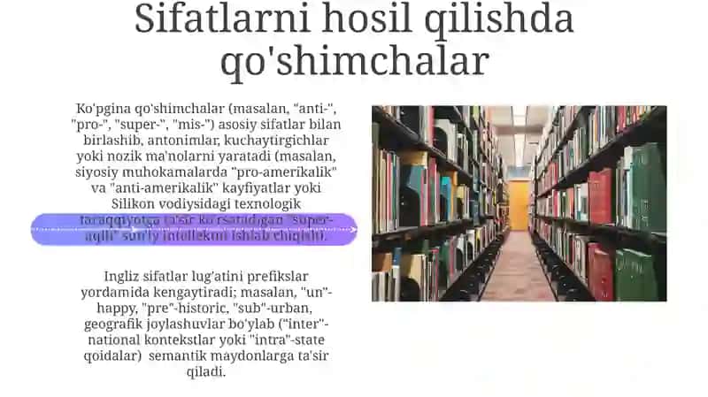 Sifatlar tartibi 4