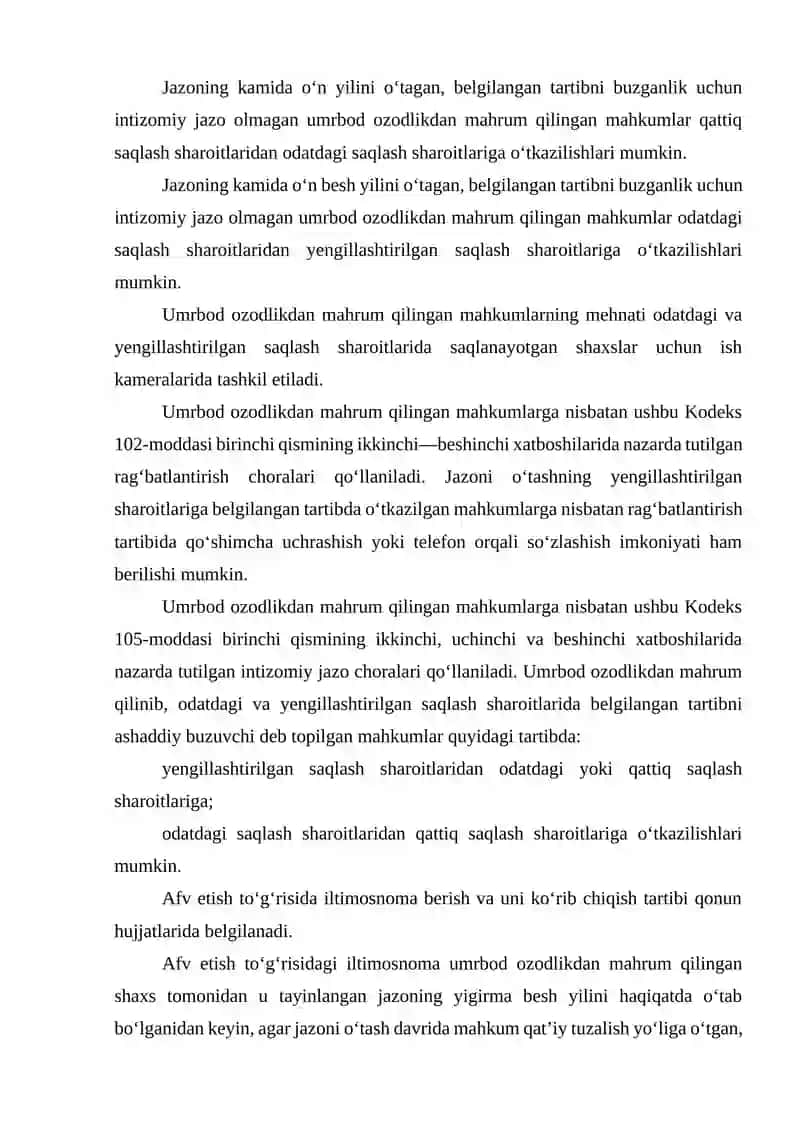 JINOYAT HUQUQI fanidan tayyorlagan MUSTAQIL ISHI 4