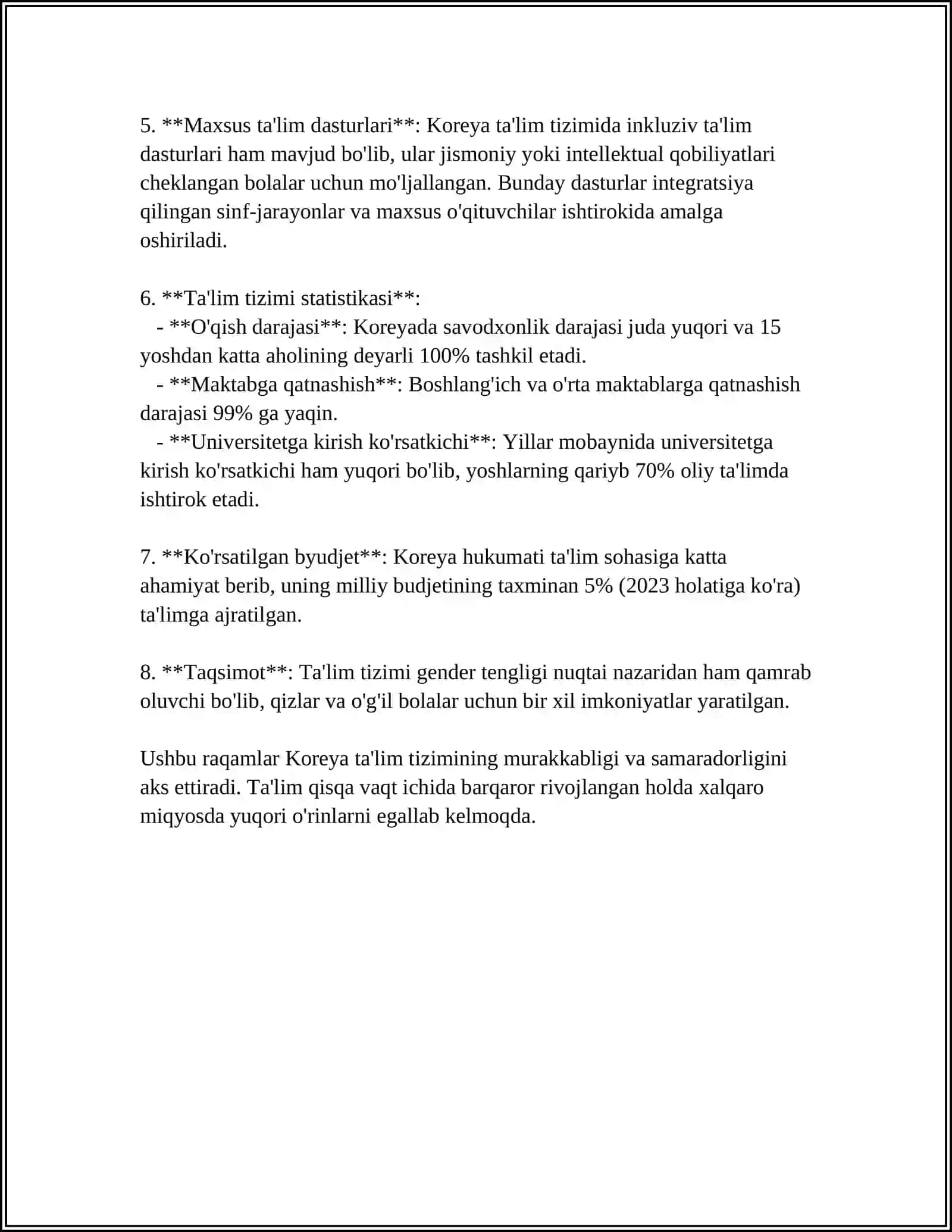 KOREYA TALIM TIZIMI 4