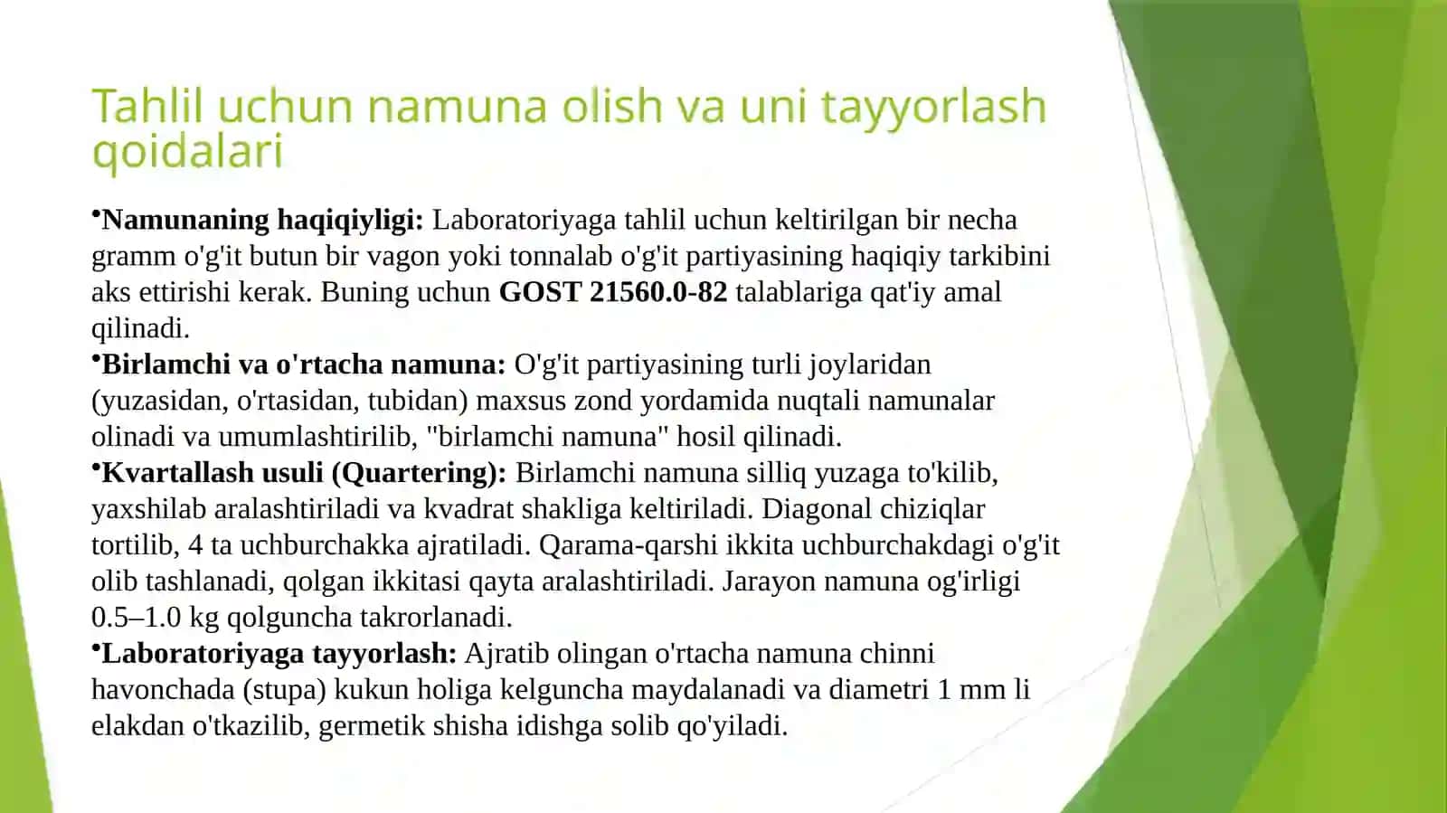 Mineral o’g’itlar tarkibidagi oziqa elementlarini aniqlash 4