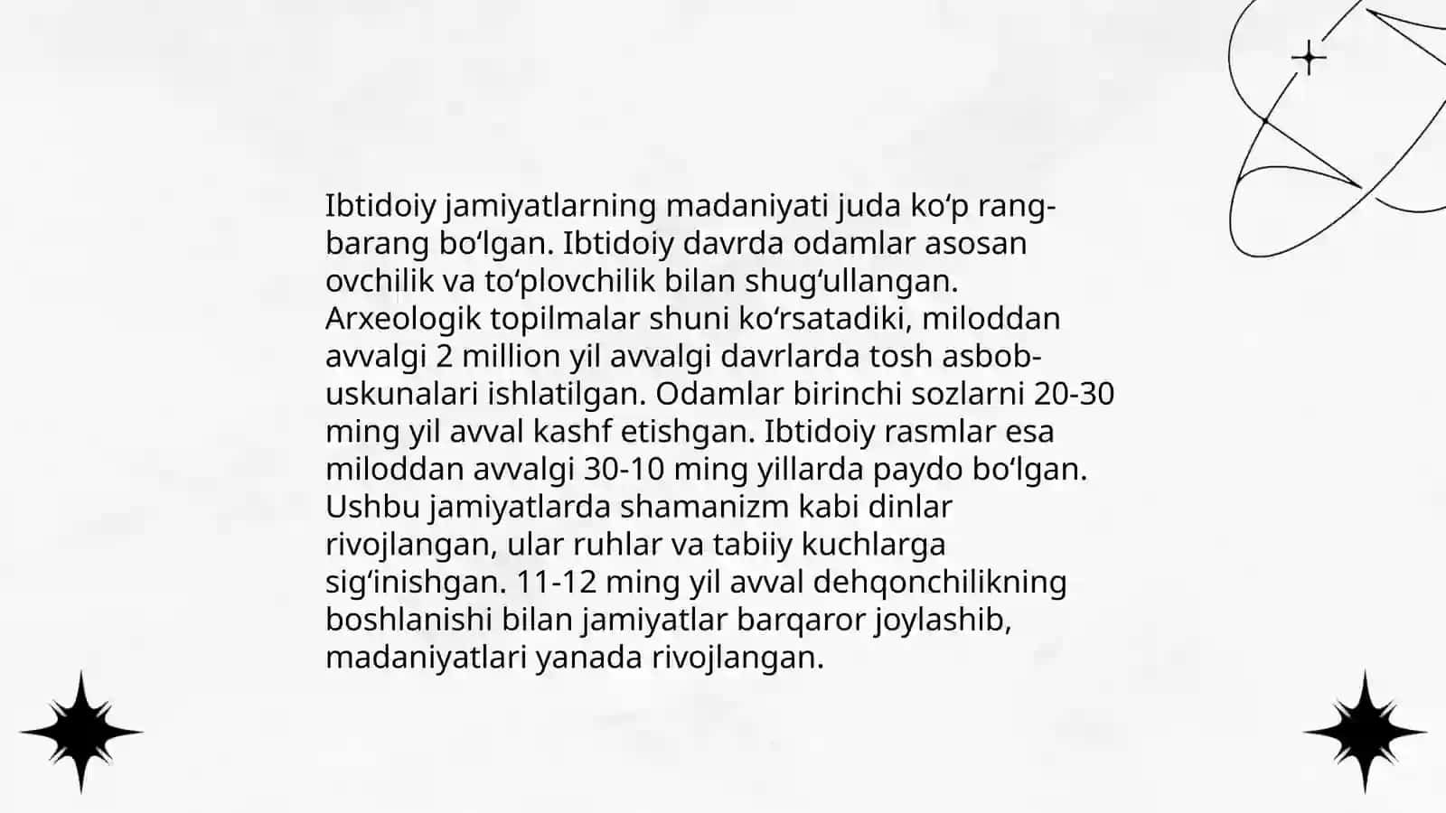 Tarixiy antropologiyada inson va uning iptidosi masalalarining ilmiy oʻrganilishi 4