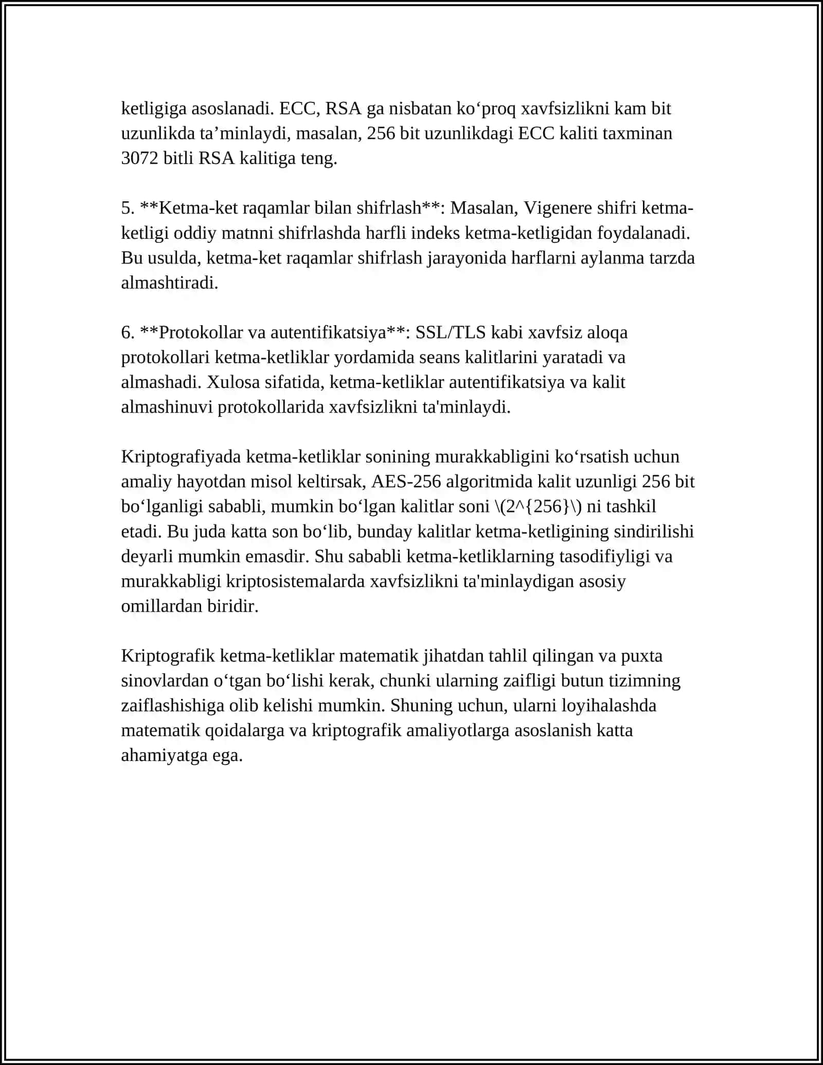 KRIPTOGRAFIYADA SONLI KETMA-KETLIKLARNING TATBIQI 4