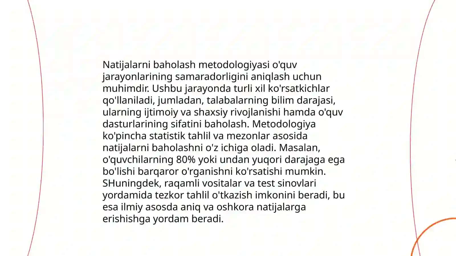 Loyihaning muvaffaqiyat ko'rsatkichlari 4