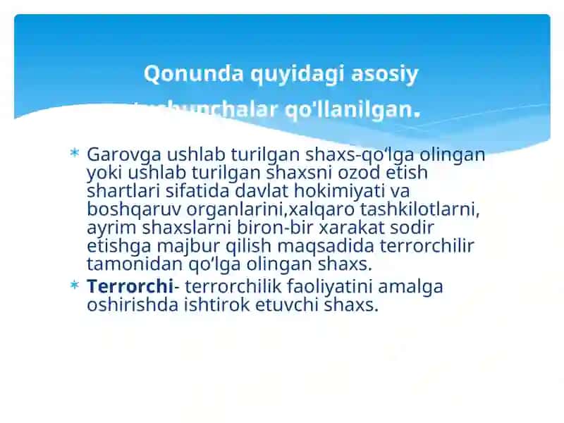 Terrorizm va uning oqibatlari 4
