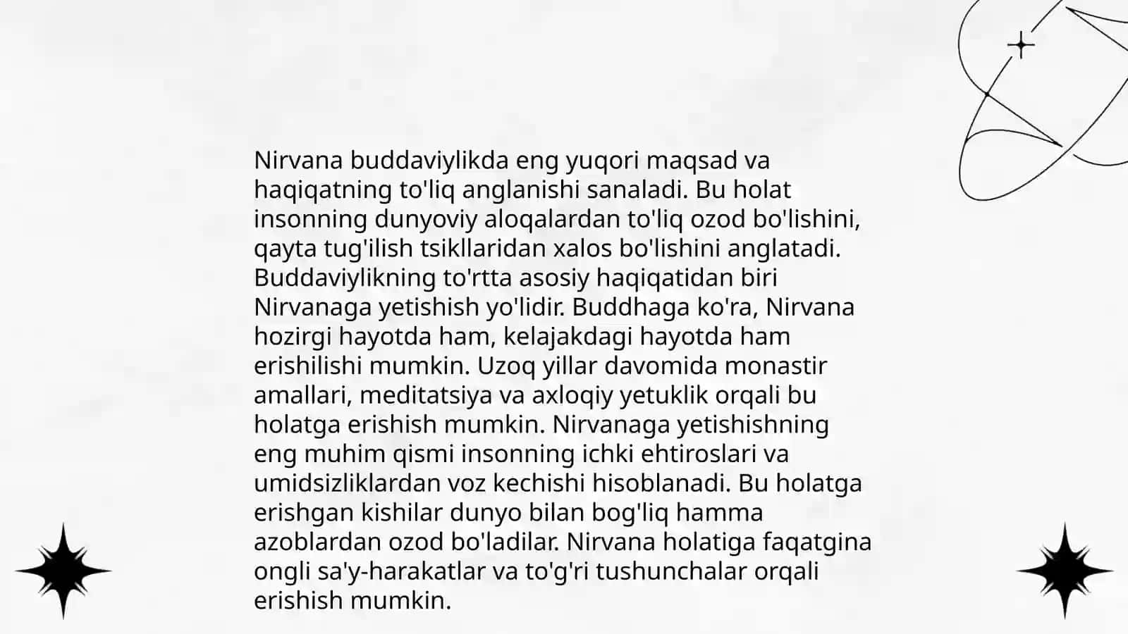 Nirvana haqida qarashlar 4