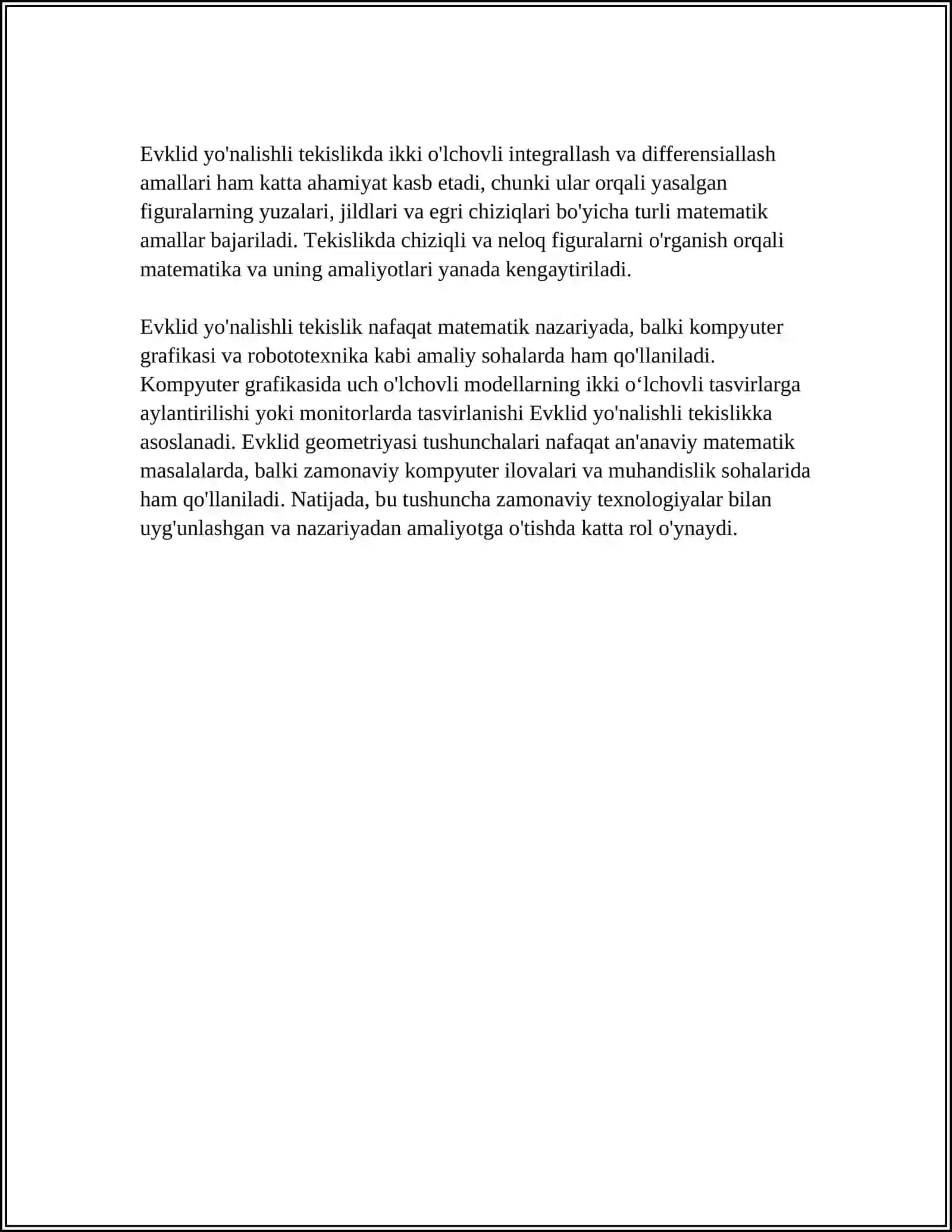 Evklid Geometriyasi 4