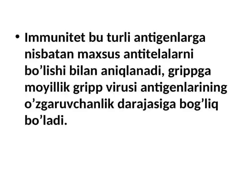 GRIPP,O’RVI,ADENOVIRUSLI INFEKSIYA 4