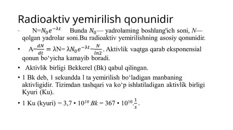 Maddiy kimyo fanidan konspektlar 4