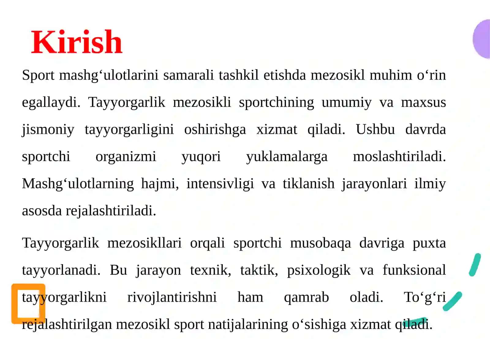 Tayyorgarlik mezosikllarini rejalashtirish 4