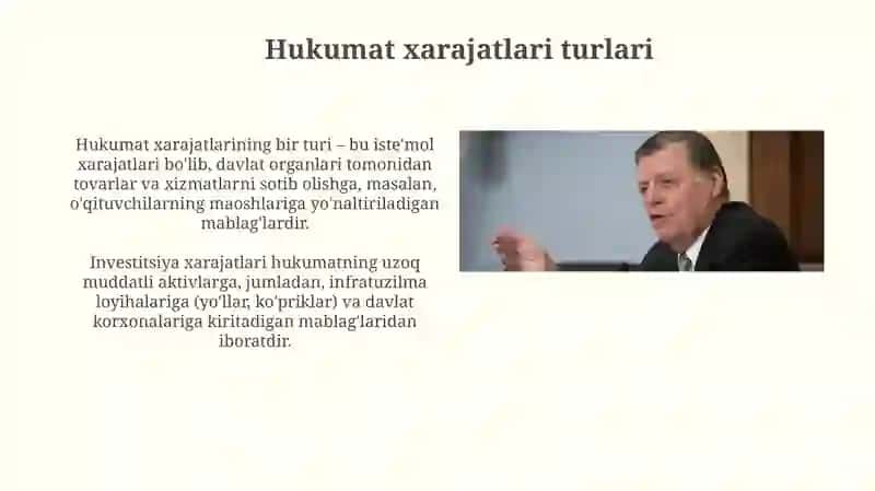 Hukumat xarajatlari va davlat xaridlari: asosiy tushunchalar va bog'liqlik 4