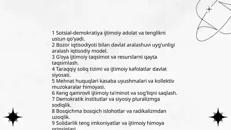 Konservatizm va Sotsial-demokratiya mafkuralari 4