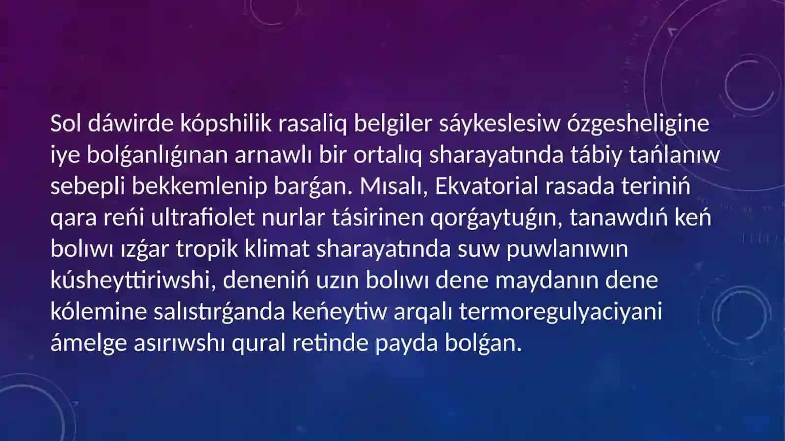 INSAN EVOLYUCIYASI HAM ALDINĞI TARIYX PàNINEN ISLEGEN SLAYD JUMISI 4