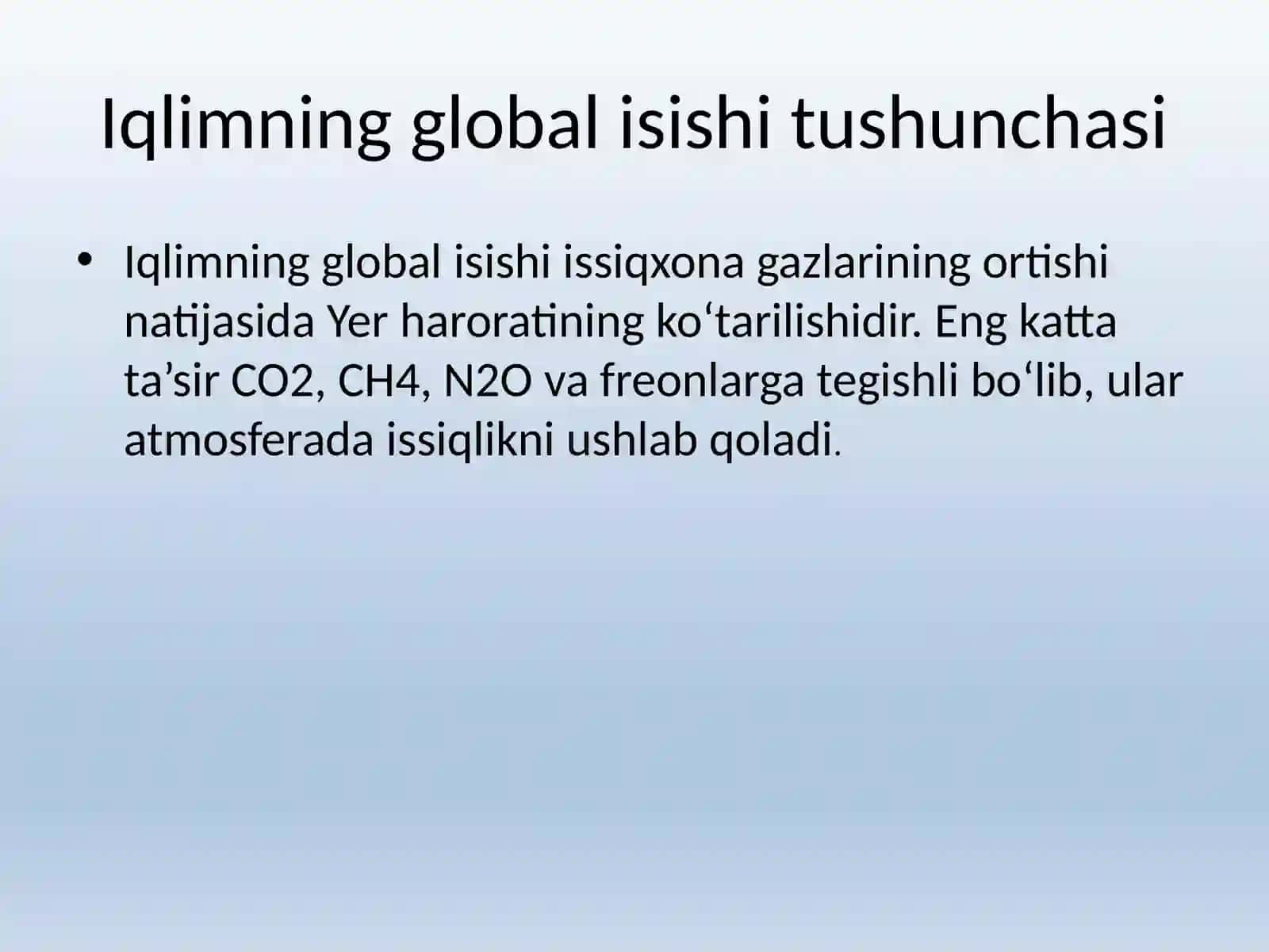 Global ozgarishlar 4