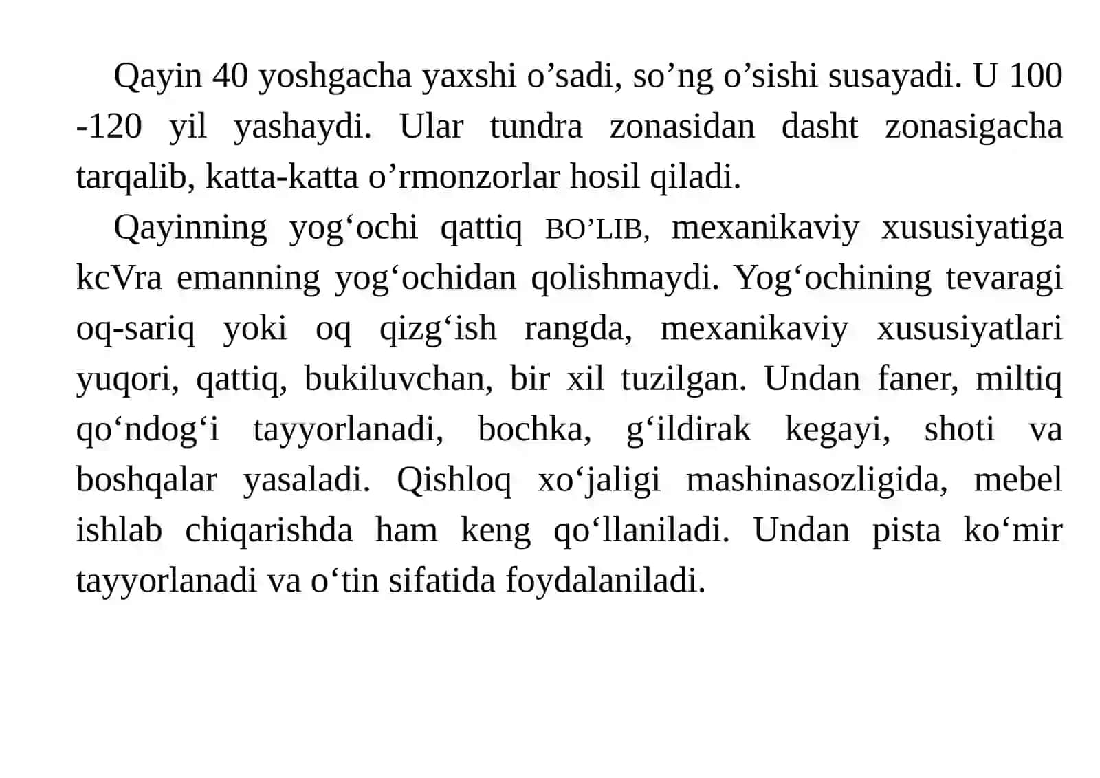 QAYINDOSHLAR(BETULACEAE)OILASI 4