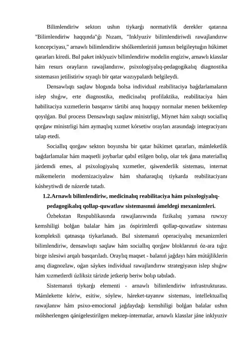 Fizik va ruhiy reabilitatsiya xizmatlari 4