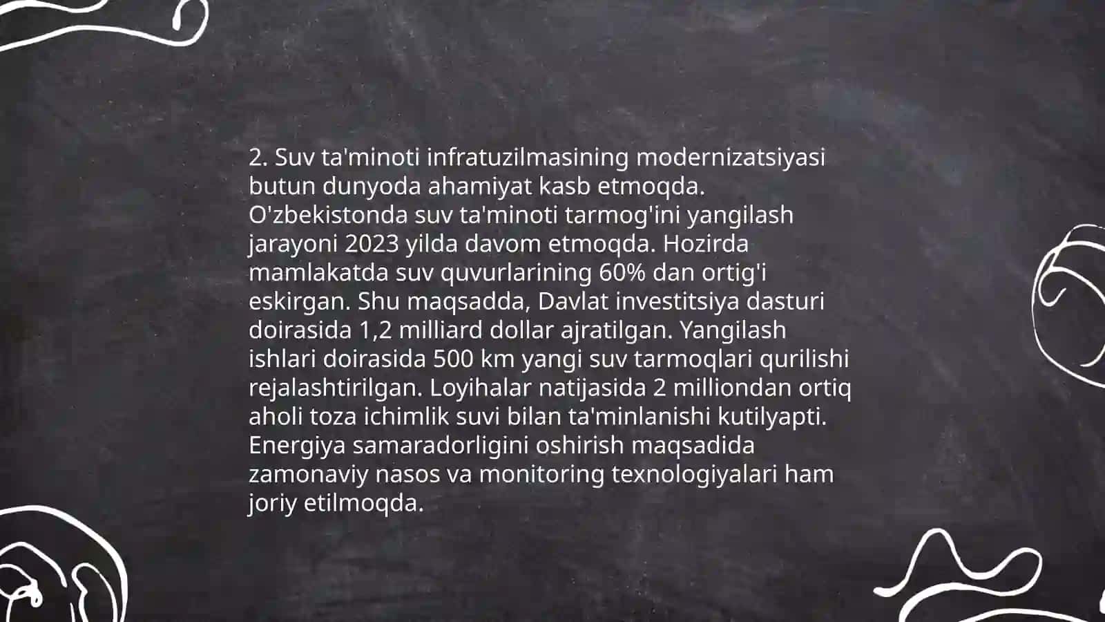 Ichimlik suvi resurslarining boshqarilishi va optimallashtirilishi 4