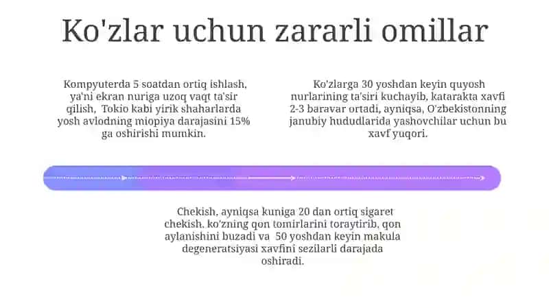 Ko'rish analizatorining yoshga bog'liq xususiyatlari va gigiyenasi 4