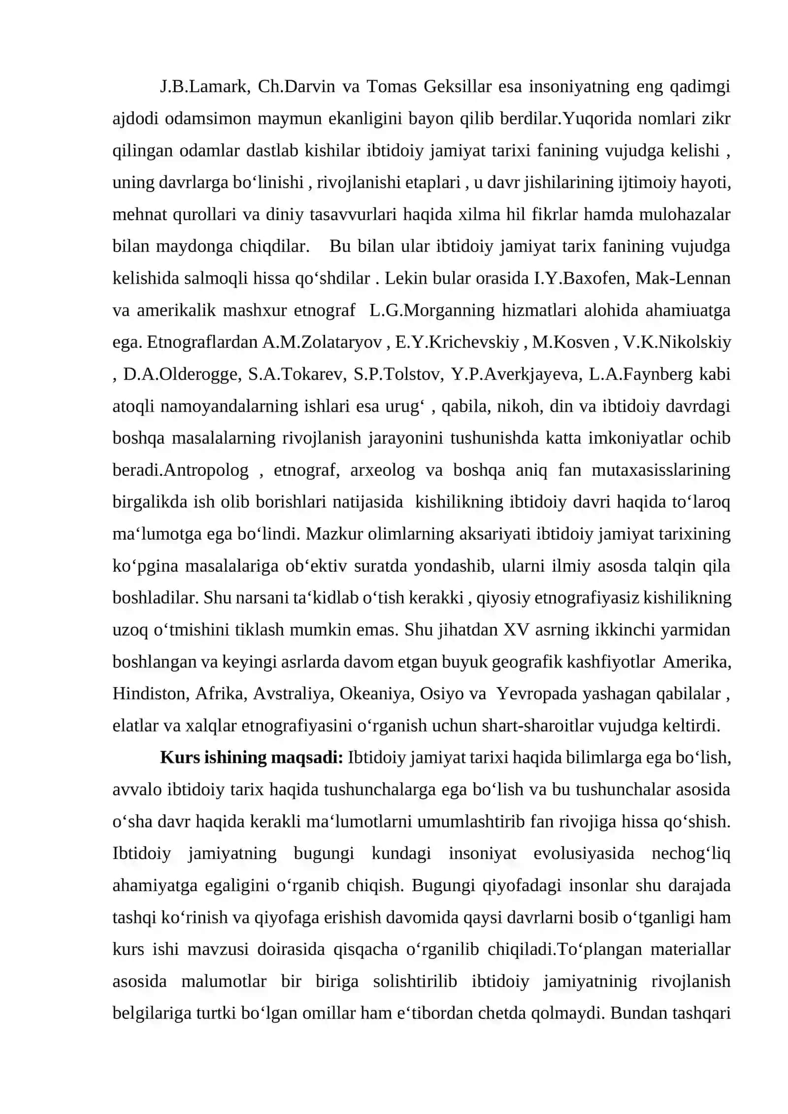 Ibtidoiy jamiyat klassifikatsiyasida Morgan qarashlari 4