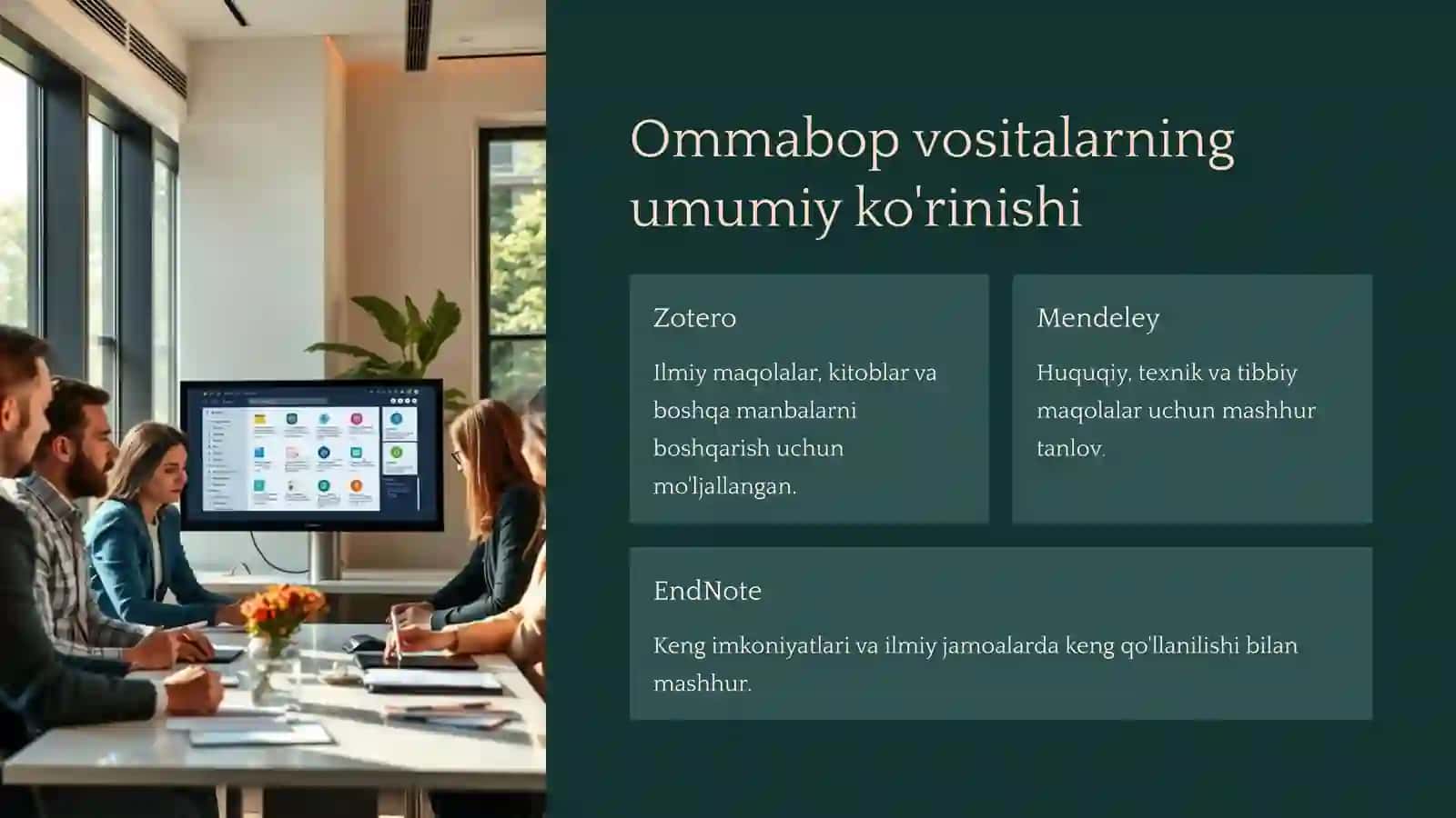 Avtomatlashtirilgan vositalar va shablonlar: Tilga oid vositalar 4
