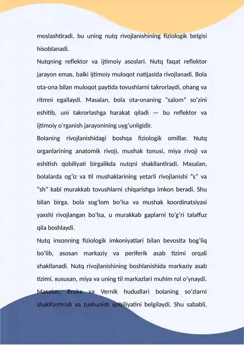 0–3 yosh oralig‘ida nutq shakllanishining fiziologik asoslari 4