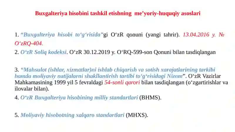 Buxgalteriya hisobining mohiyati  va ahamiyati 4