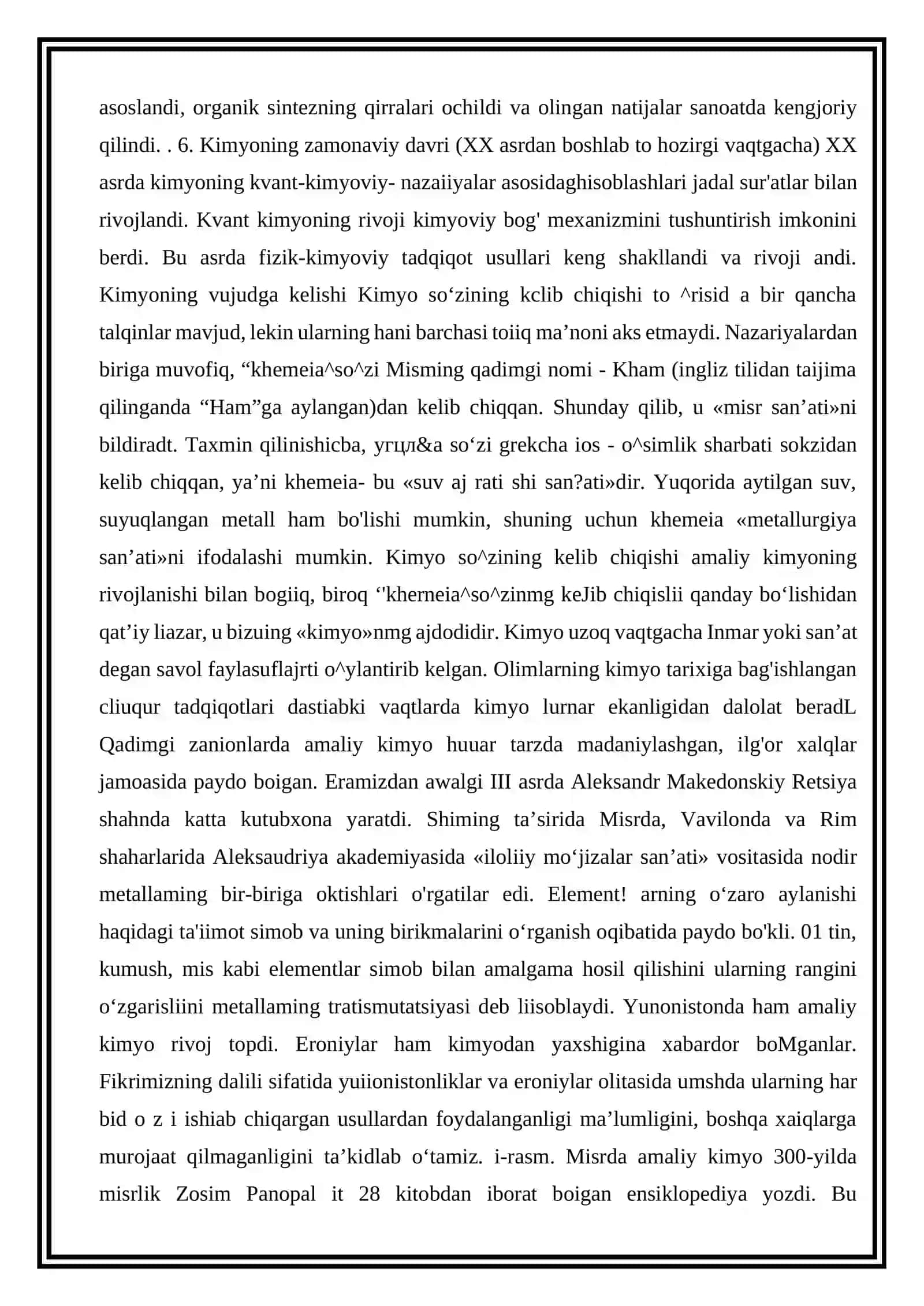 O’zbekiston Respublikasida kimyo sanoatining rivojlanishi haqida 4