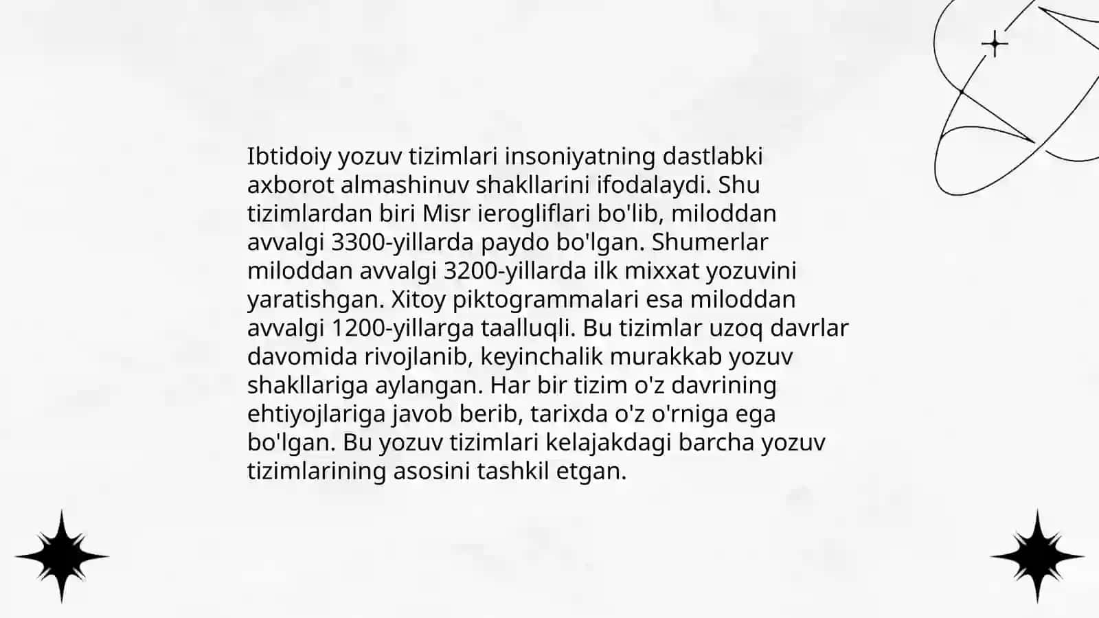 Yozuv va uning kelib chiqishi 4