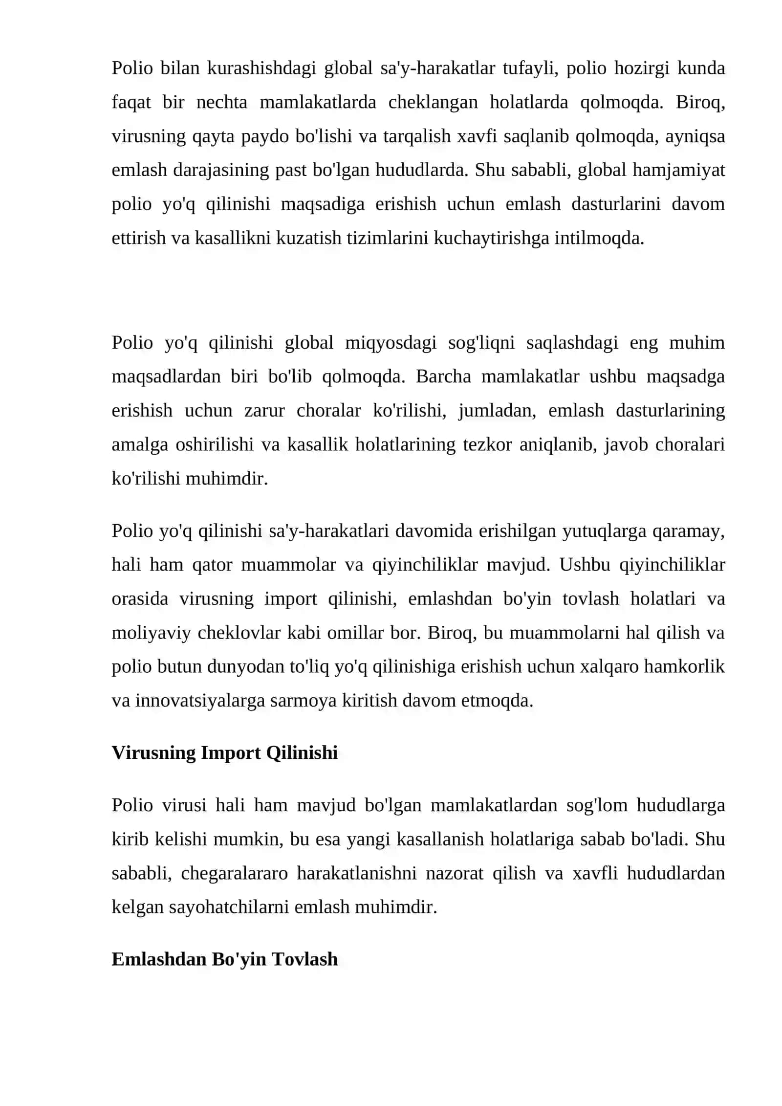 POLIMIYELIT ETIOLOGIYASI, POTOGONEZI, KLINIKASI VA DIAGNOSTIKASI HAQIDA MA'LUMOT 4