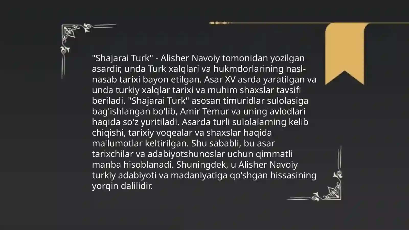 Shajaraiy turk va mo'g'ul Abulg'oziy Baxodirxon 4