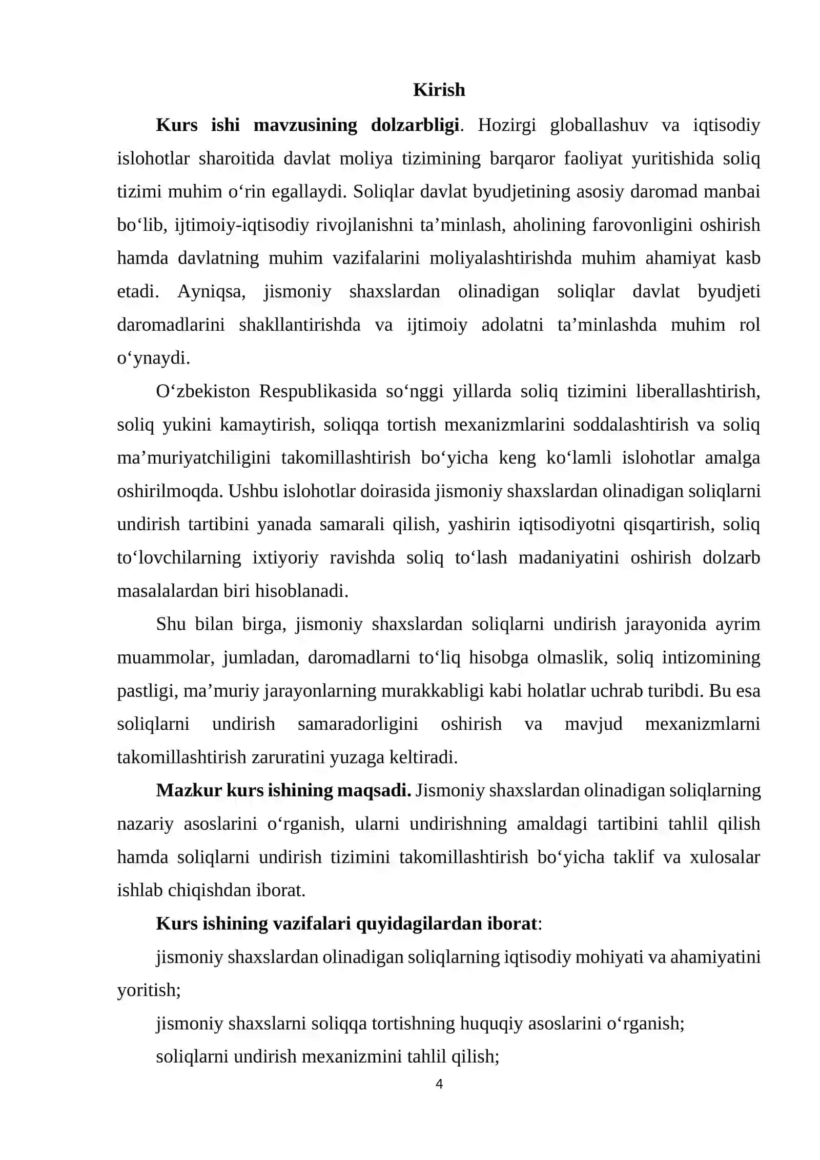 Jismoniy shaxslardan olinadigan soliqlarni undirish tartibini takomillashtirish 4