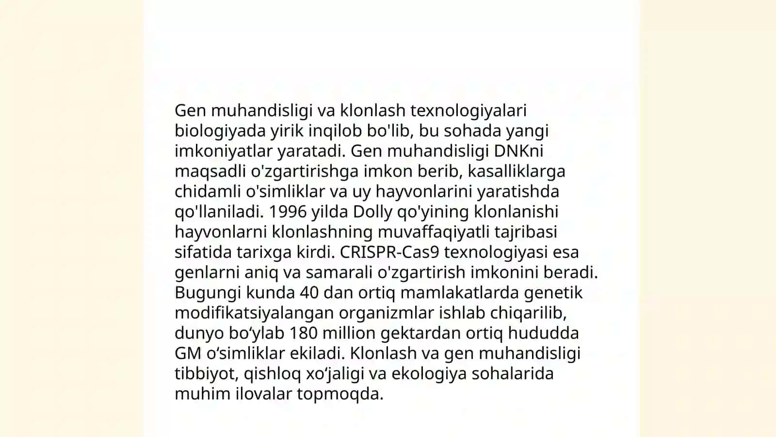 Mikroorganizmlar yordamida transgen oqsillar olish texnologiyalari 4