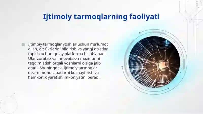 Ijtimoiy tarmoqlarning jozibadorligi va yoshlarni õziga jalb etishi 4