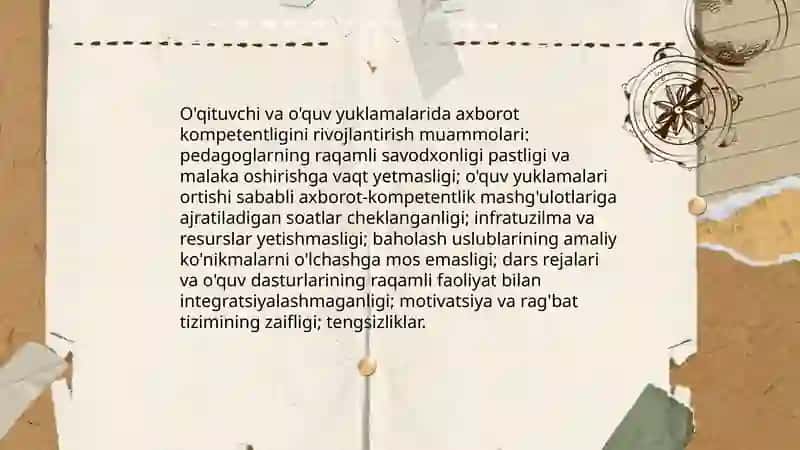 Oliy ta’limda axborot kompetentligi fanining muhim muammolari va rivojlanish tendensiyalari 4