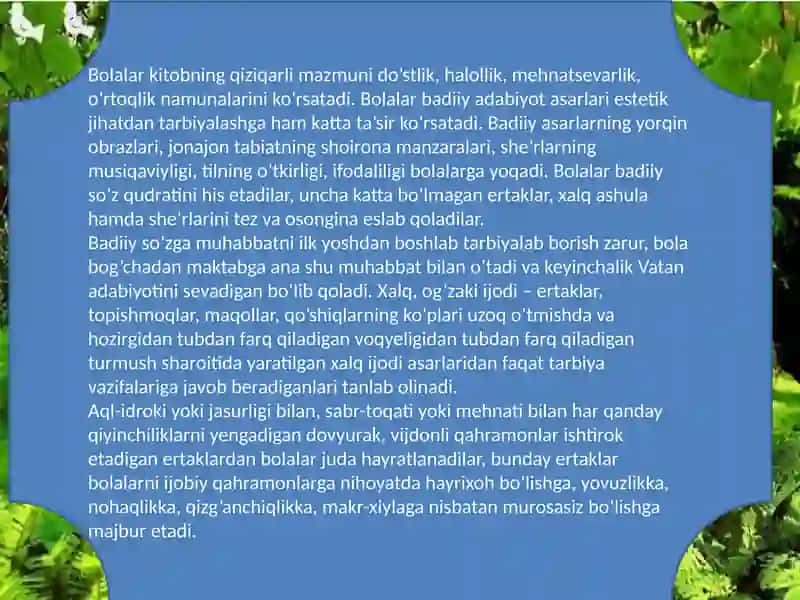 O’qish sa’natining yuzaga kelish tarixi 4