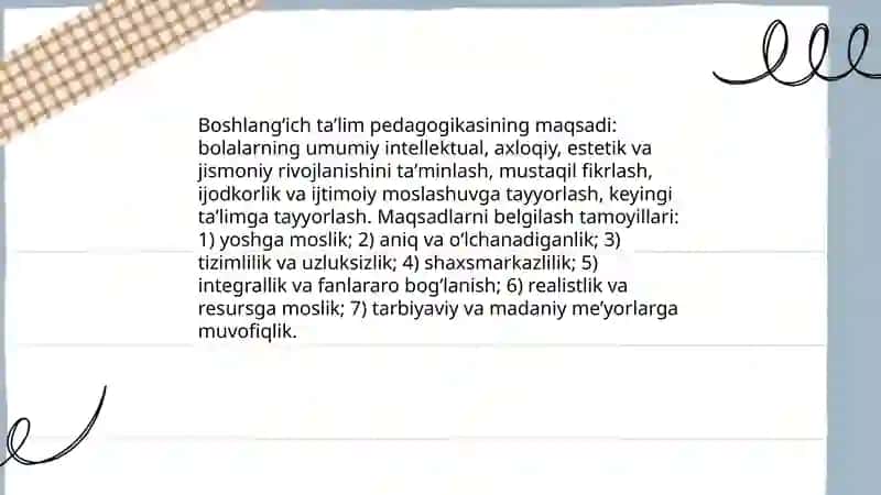 Boshlangʻich taʼlim pedagogika 4